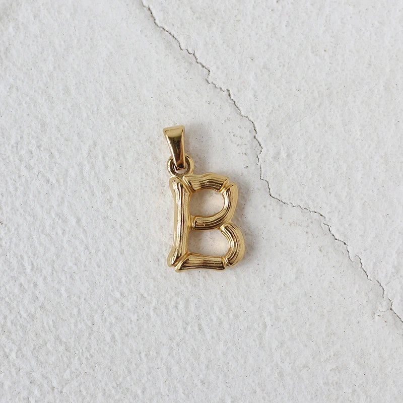 alphabet necklace B