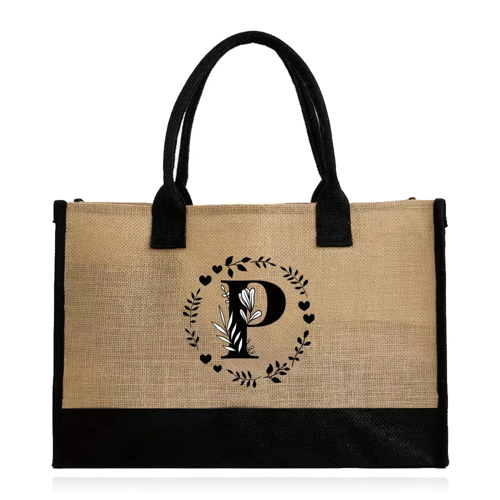 beach bag jute