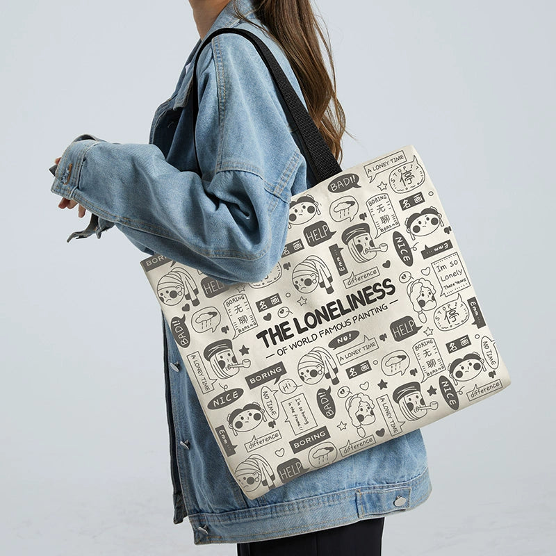 canvas bag with zipper