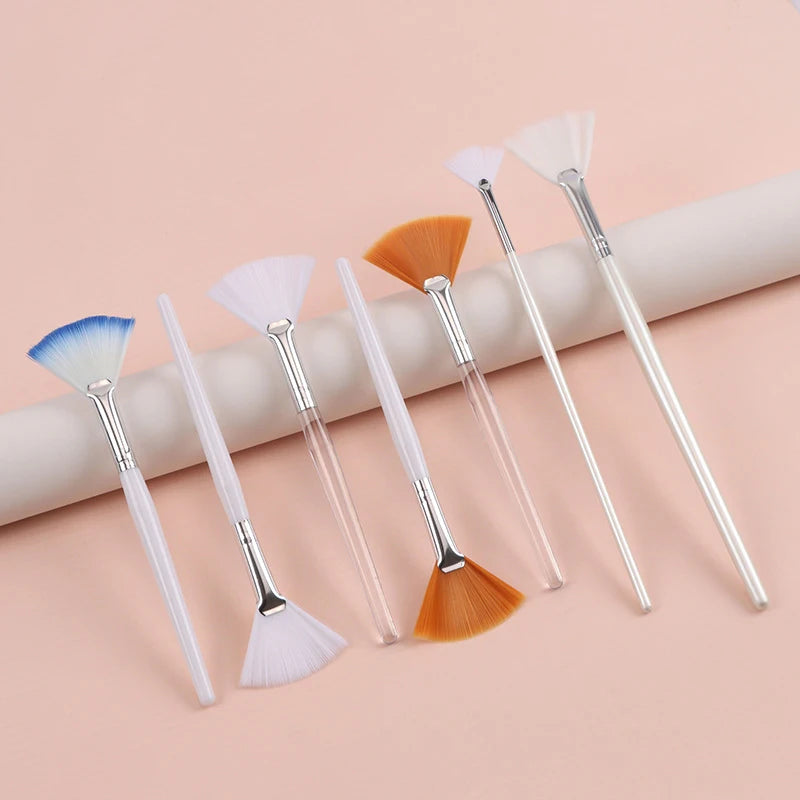 fan brushes for facials