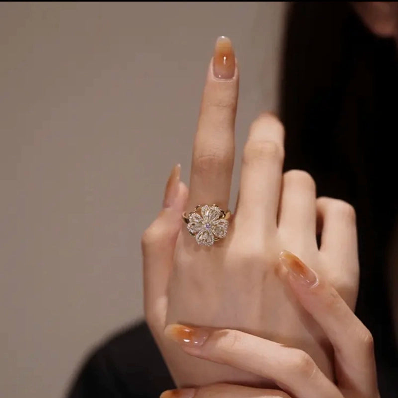 four leaf clover rings