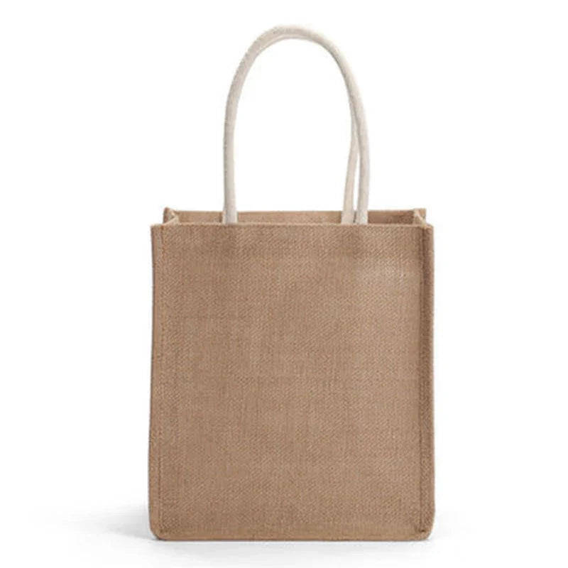 jute reusable shopping bag