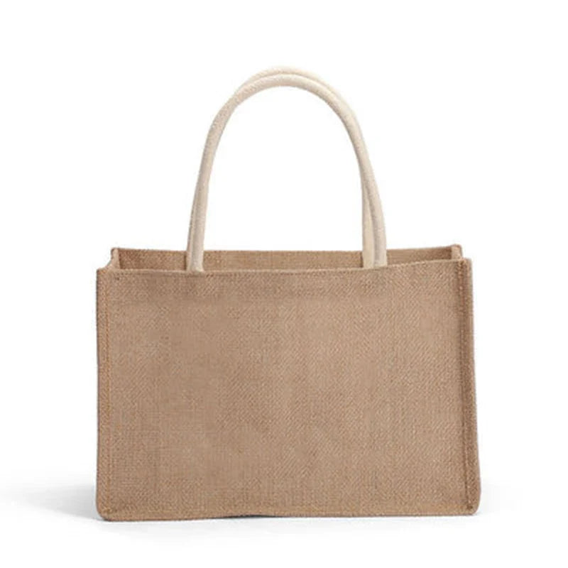 jute reusable shopping bags