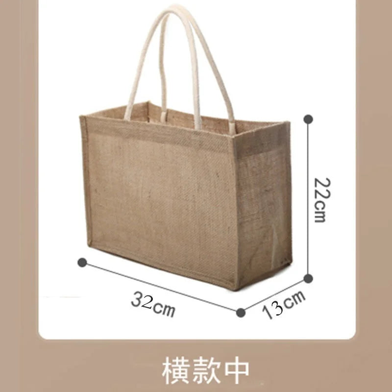 lined tote bag size