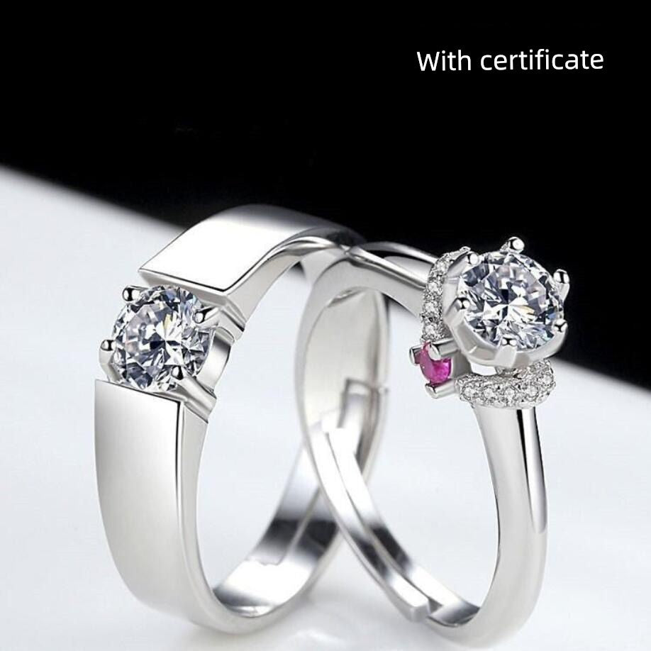 moissanite wedding ring set