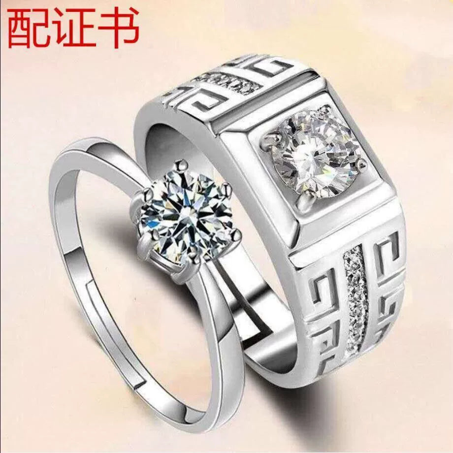 moissanite wedding sets for men