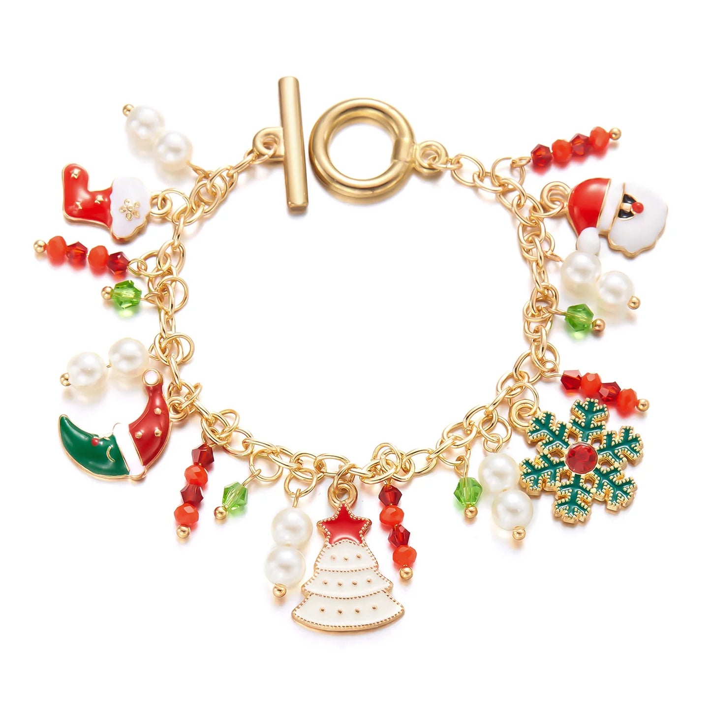 new christmas charm bracelet