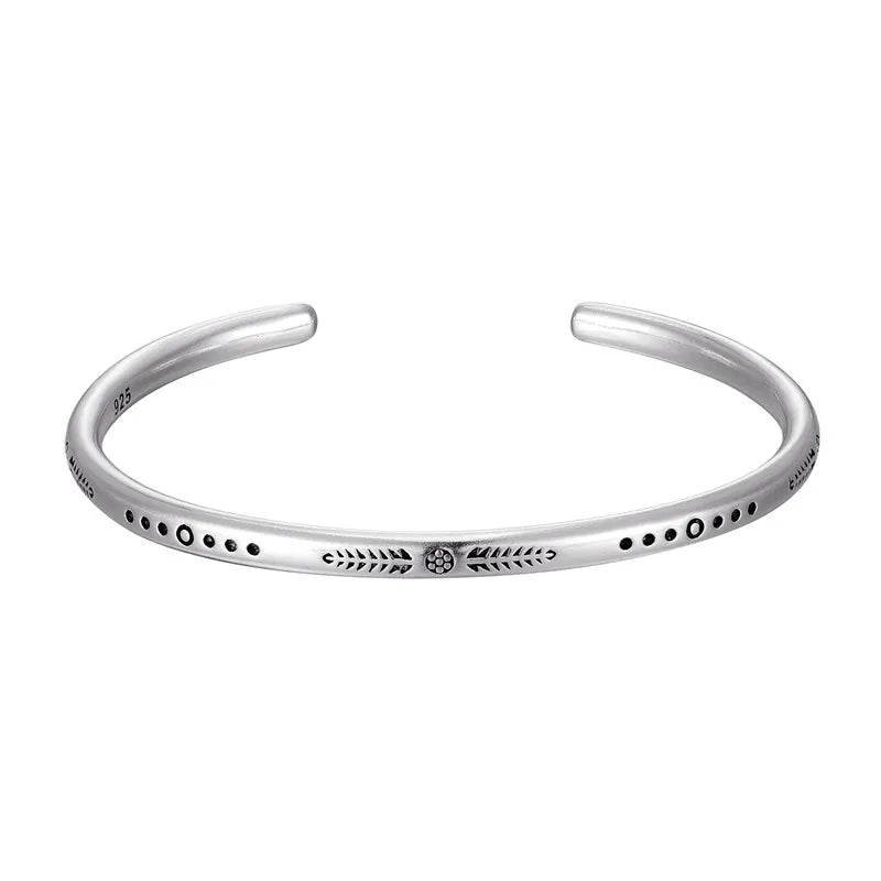 silver cuff bracelet men