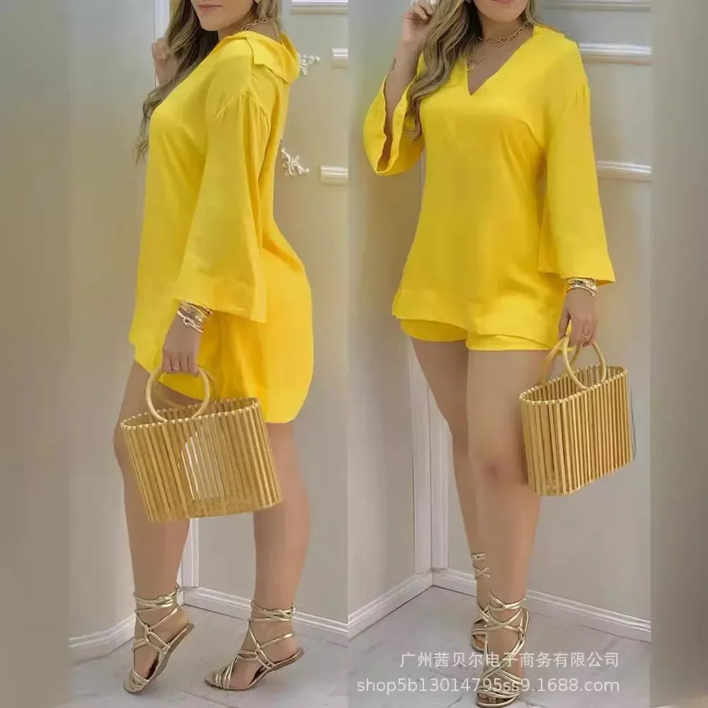 v neck blouse long sleeve