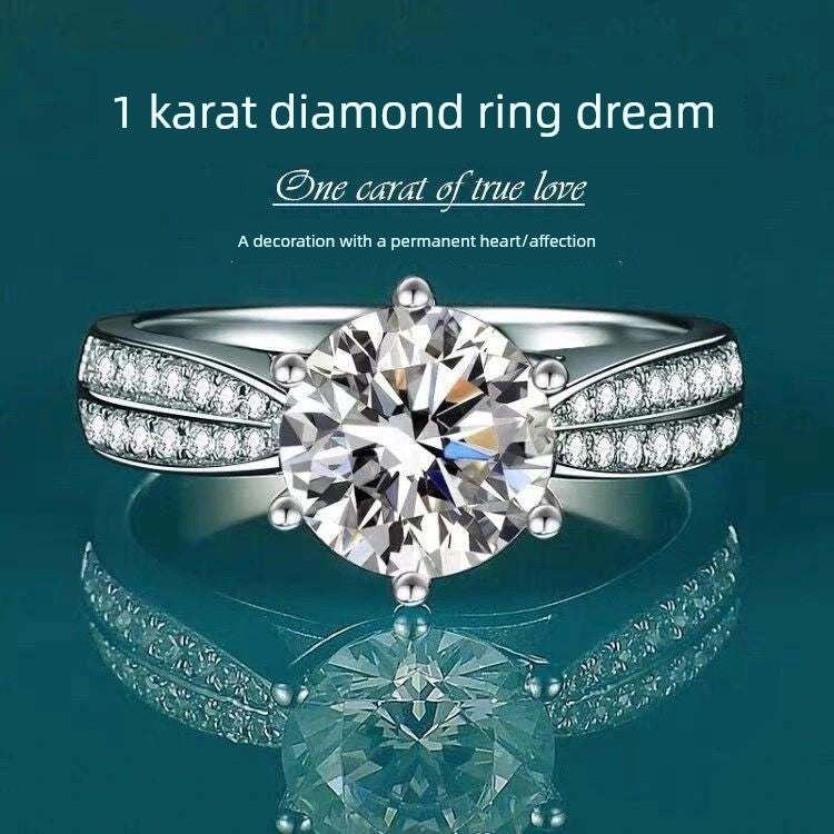 women's moissanite wedding rings