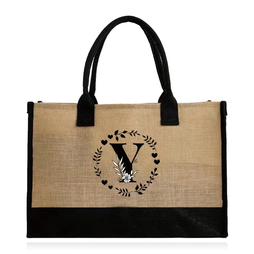 woven shopping bag